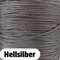 Satinschnur 0,8mm hellsilber